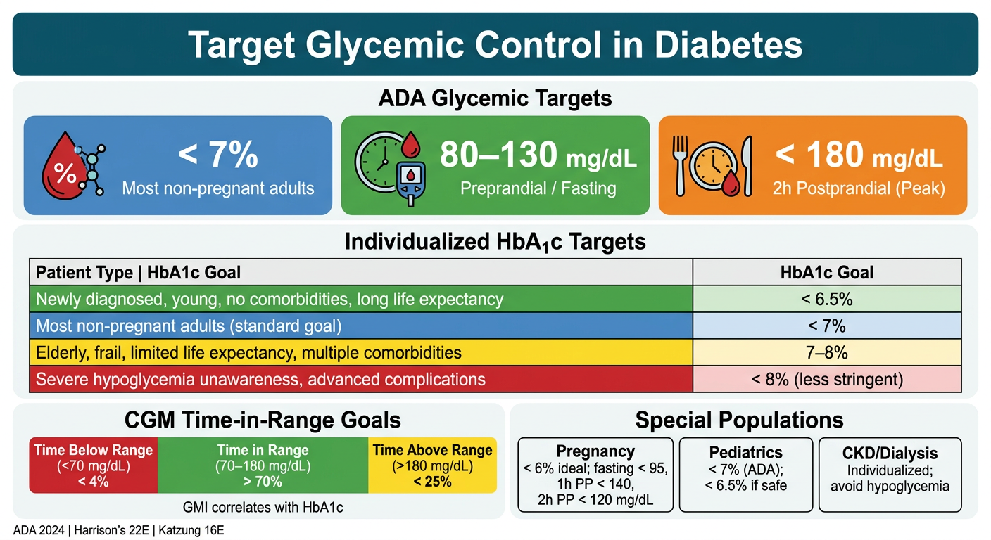 Target Glycemic Control in Diabetes