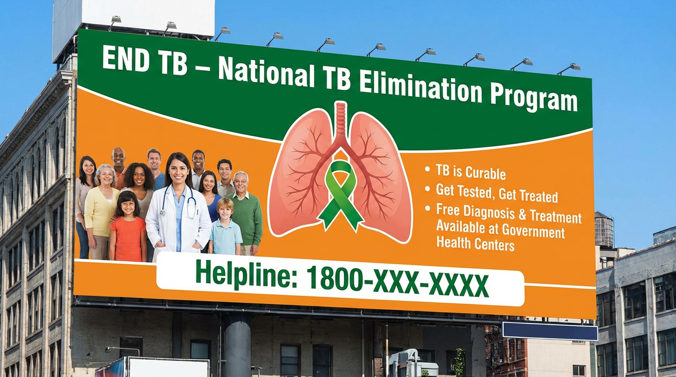 National TB Elimination Program Billboard Poster