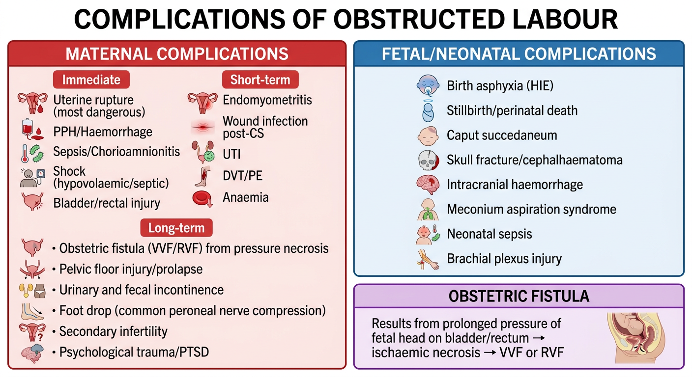 Complications of Obstructed Labour