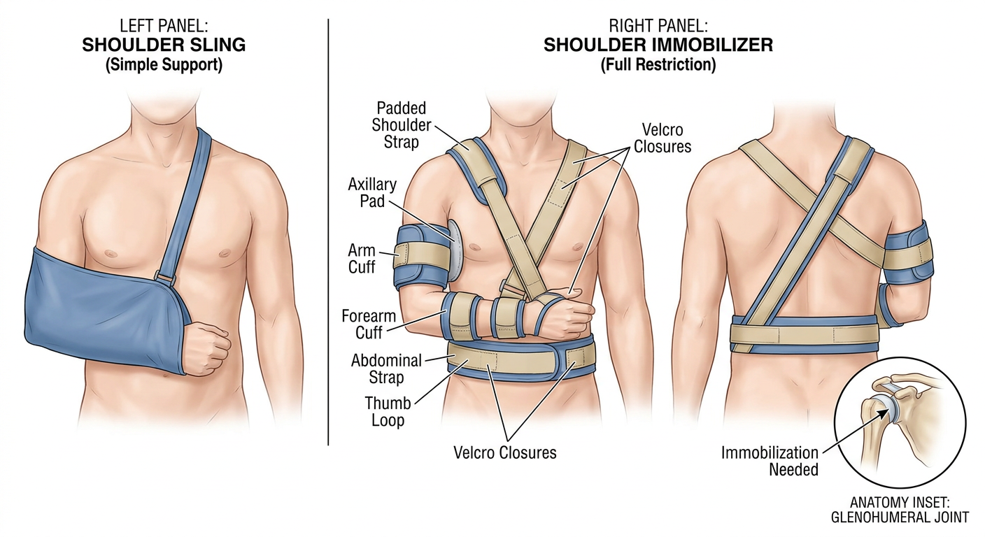 Shoulder Immobilizer Diagram