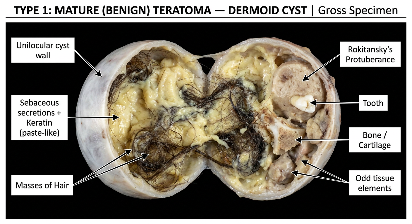 Mature Teratoma Labeled
