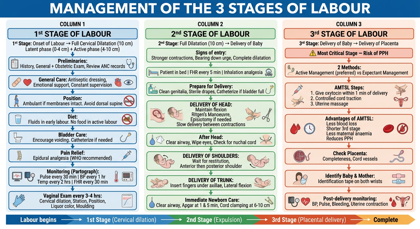 Management of the 3 Stages of Labour