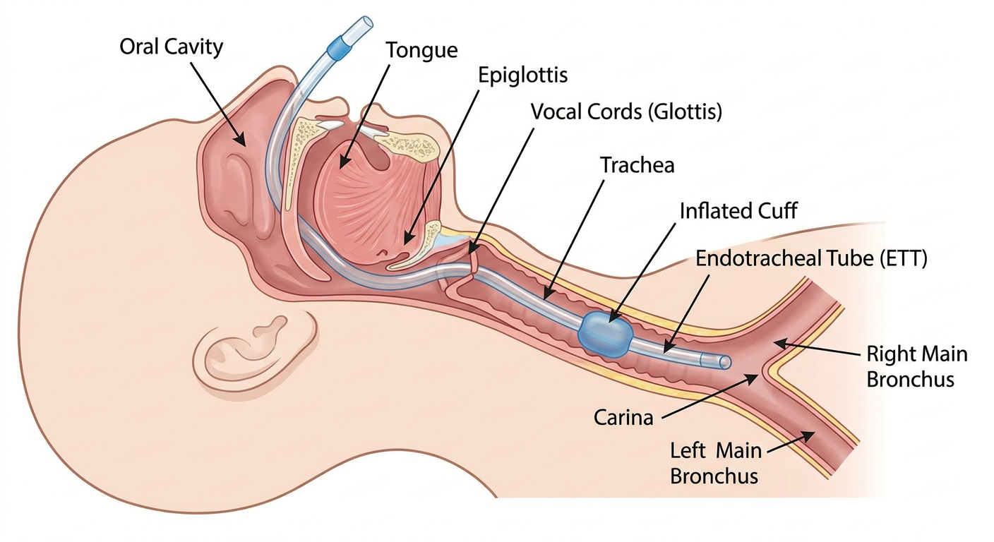 ETT Anatomical Placement
