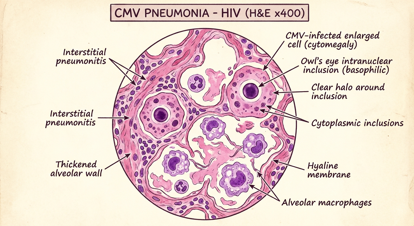 CMV Pneumonia HIV