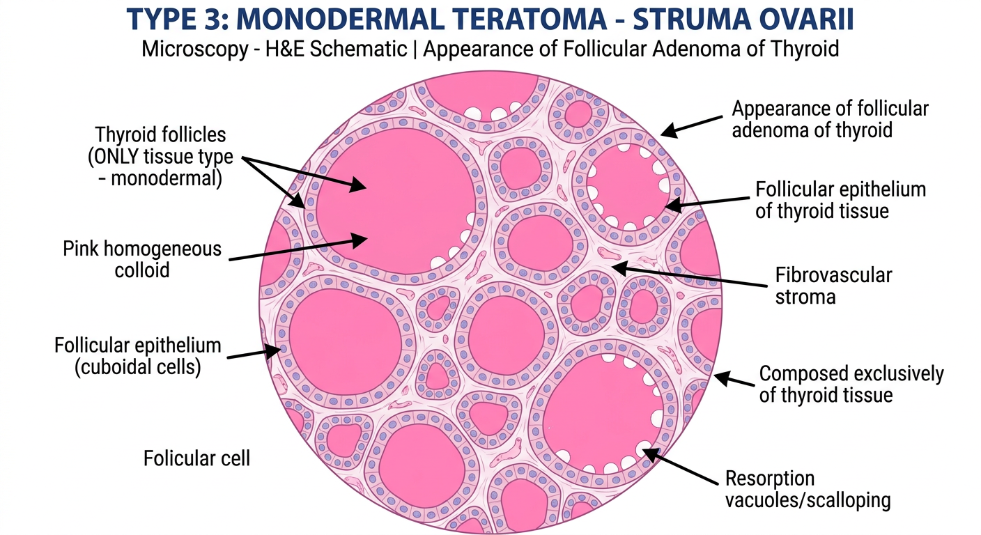 Struma Ovarii Histology