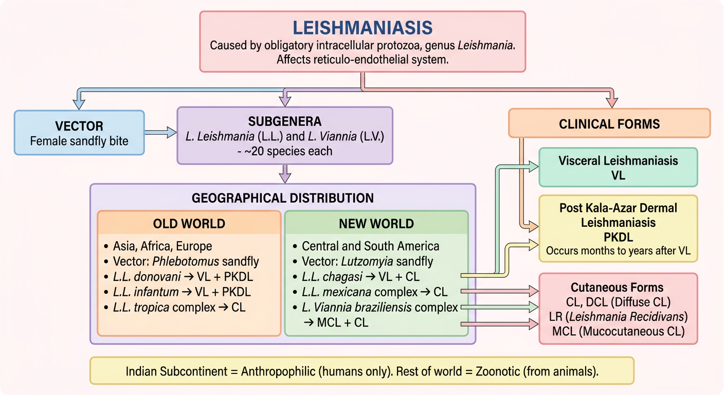 Leishmaniasis Flowchart