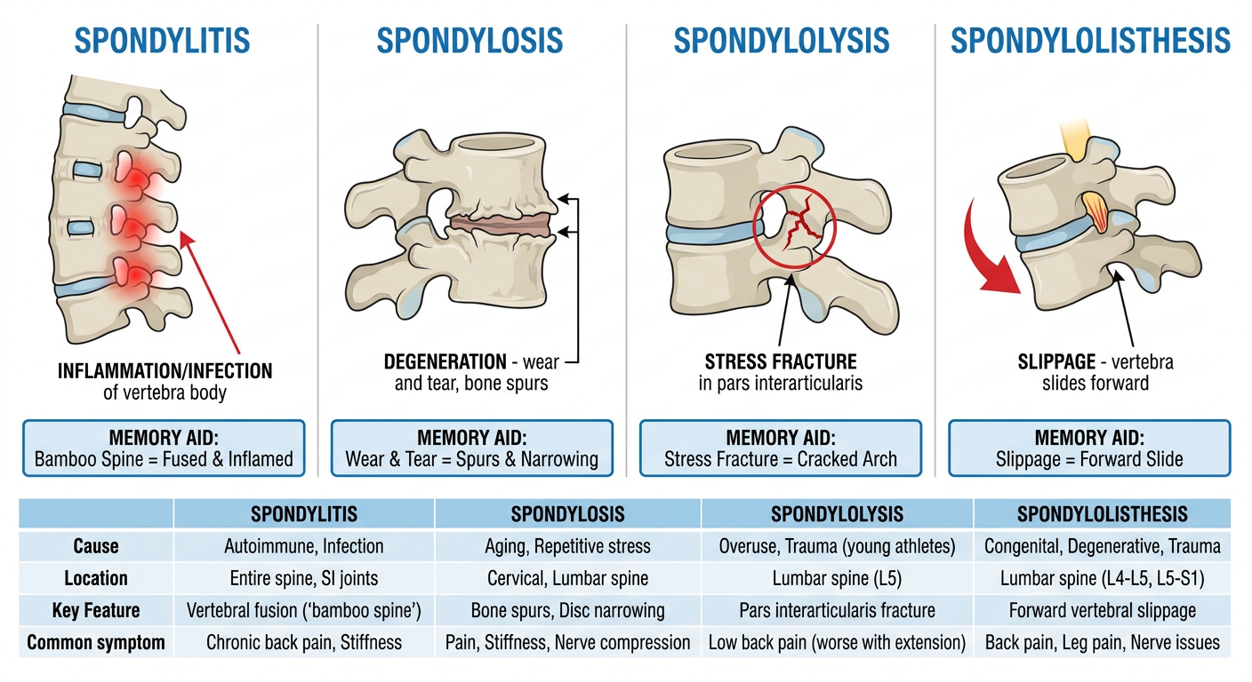 Spinal Conditions Comparison