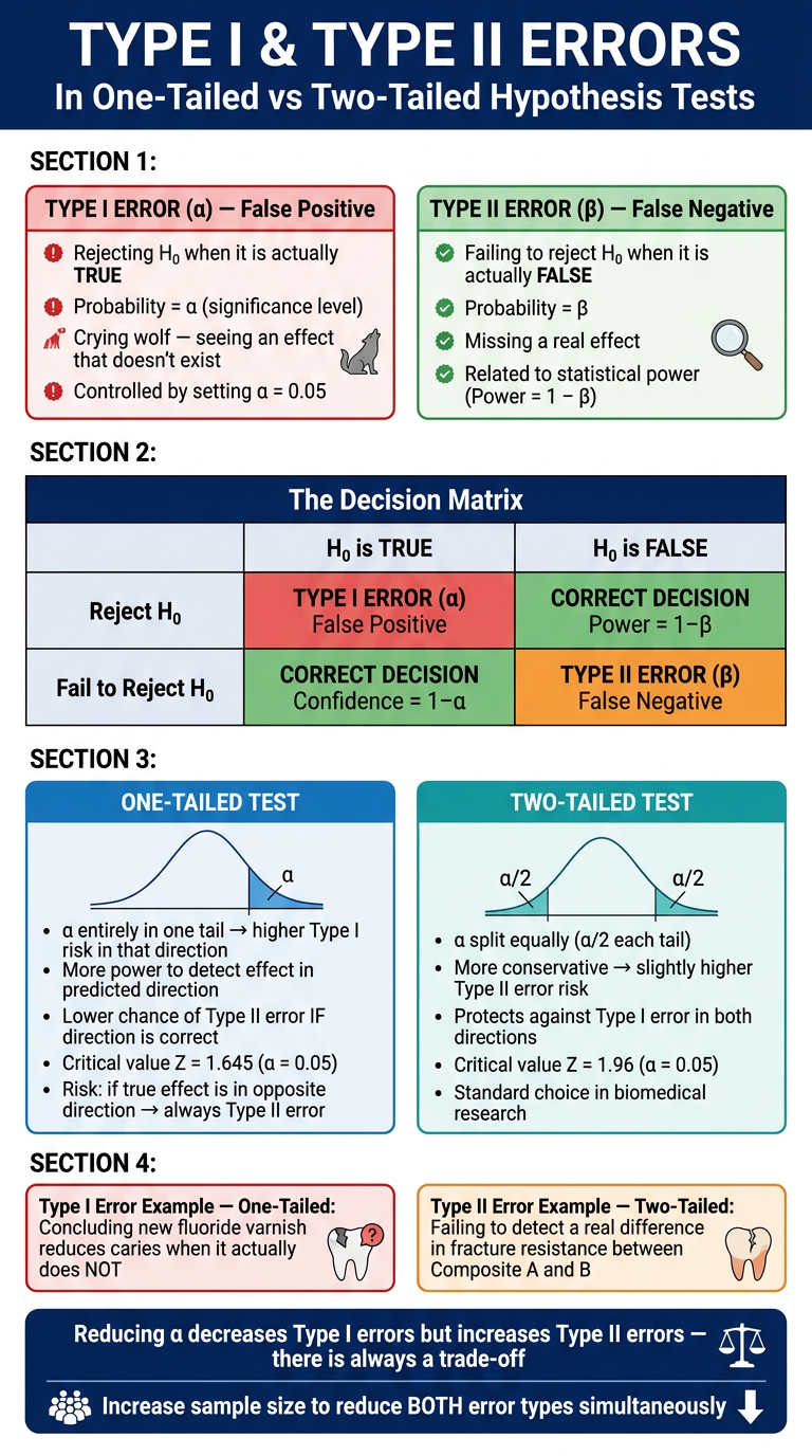 Type I vs Type II Errors Poster