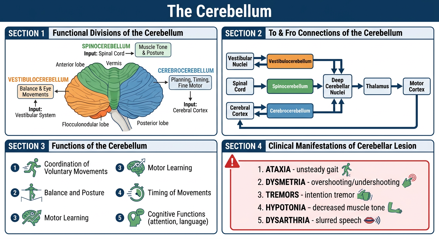 Cerebellum Exam Diagram