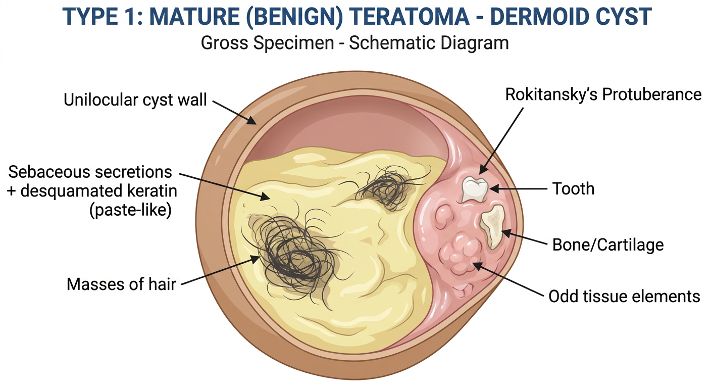 Mature Teratoma Gross