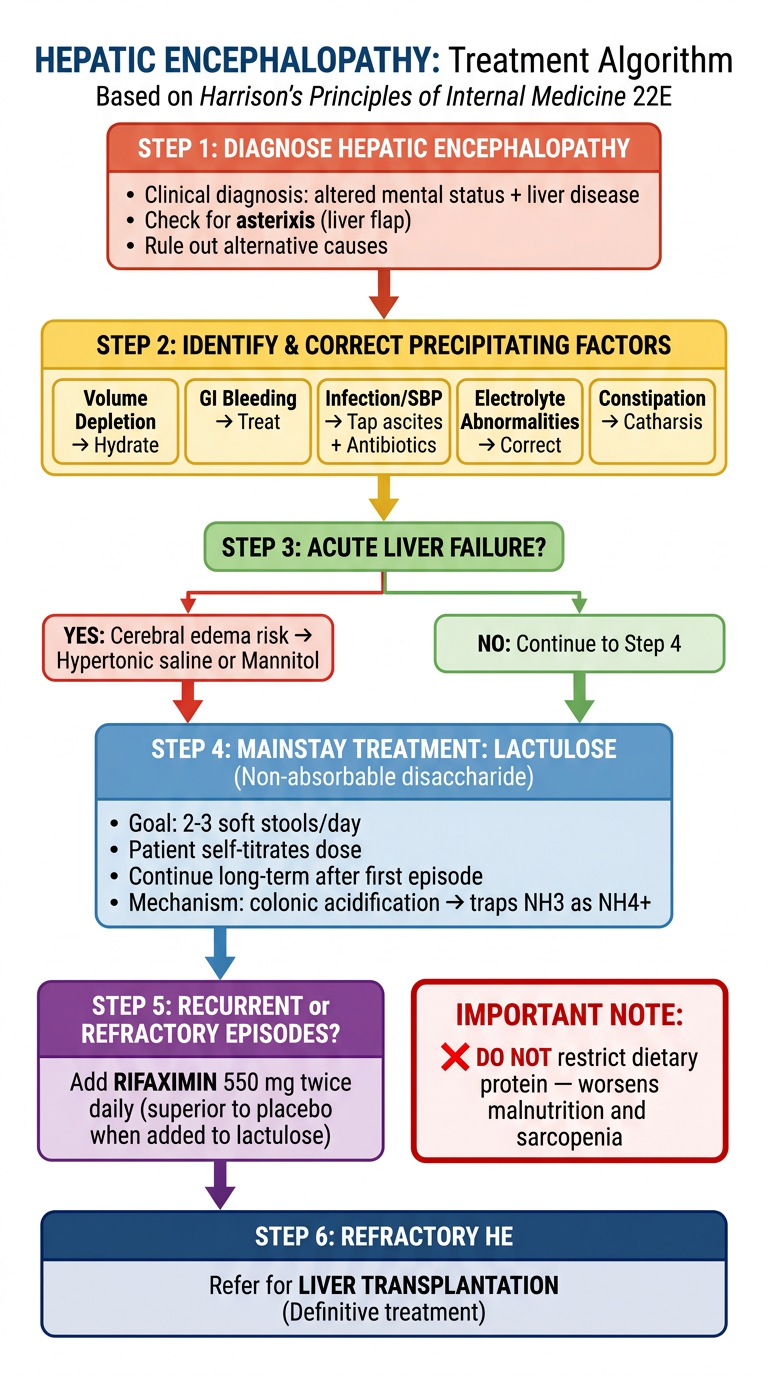 Hepatic Encephalopathy Treatment Algorithm