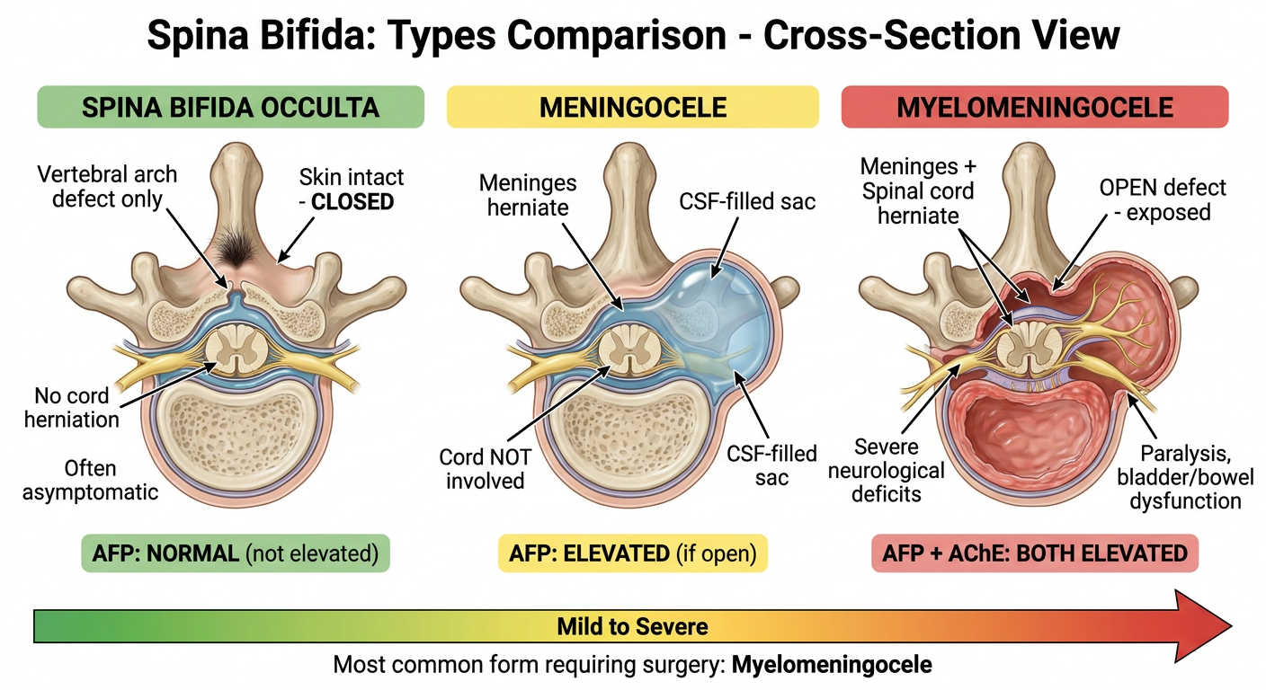 Spina Bifida Types
