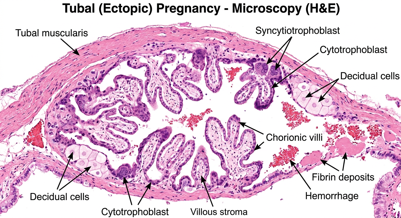 Tubal Pregnancy Microscopy