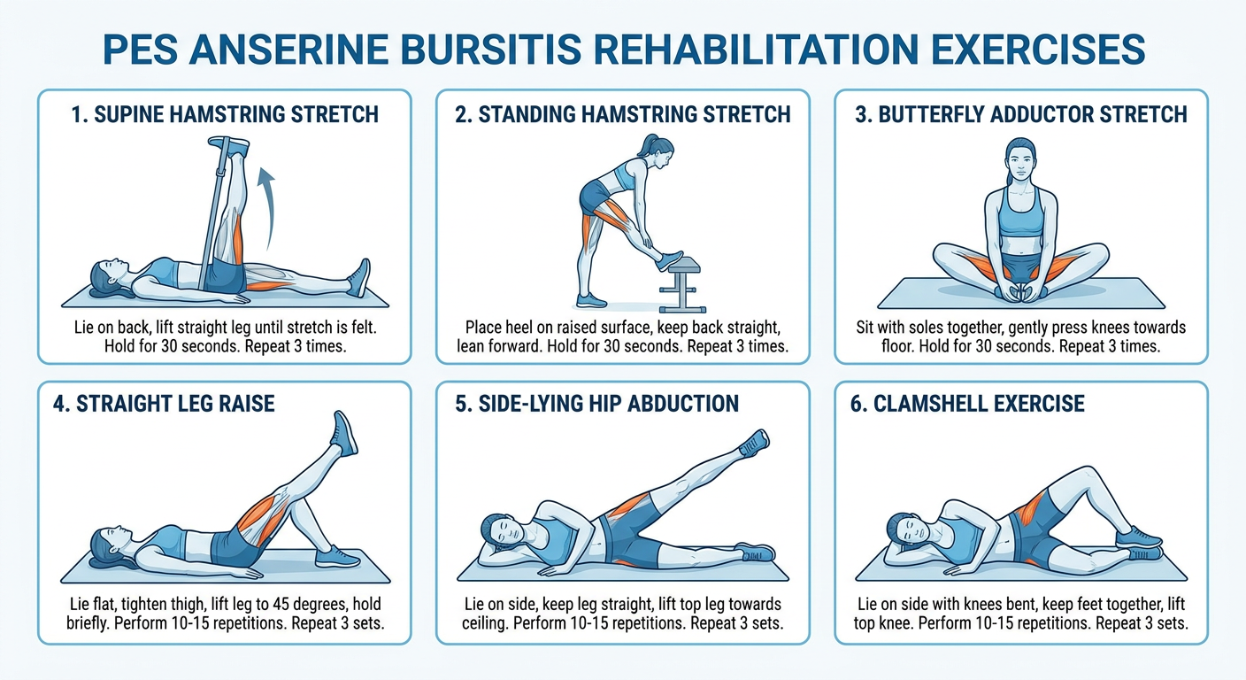 Pes Anserine Bursitis Physiotherapy Exercises