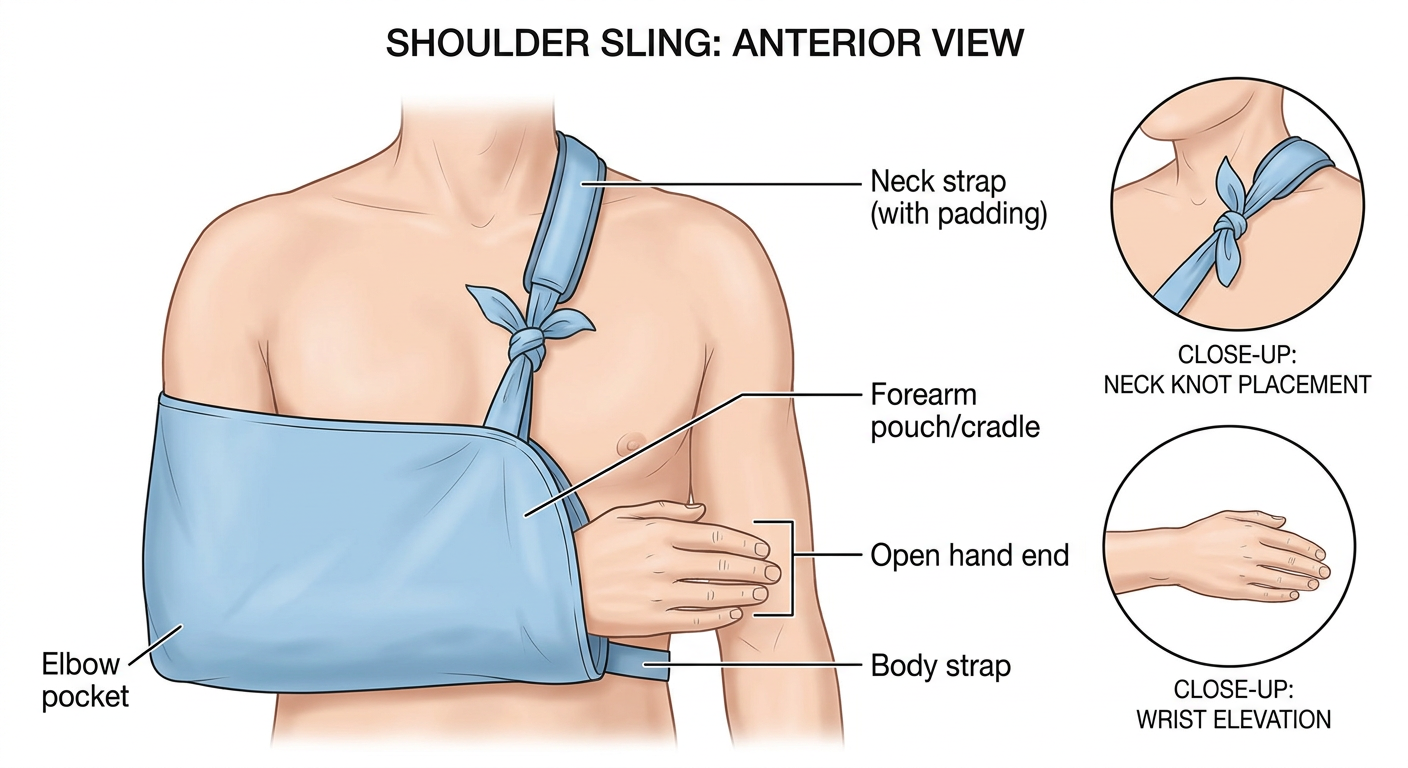 Shoulder Sling Diagram