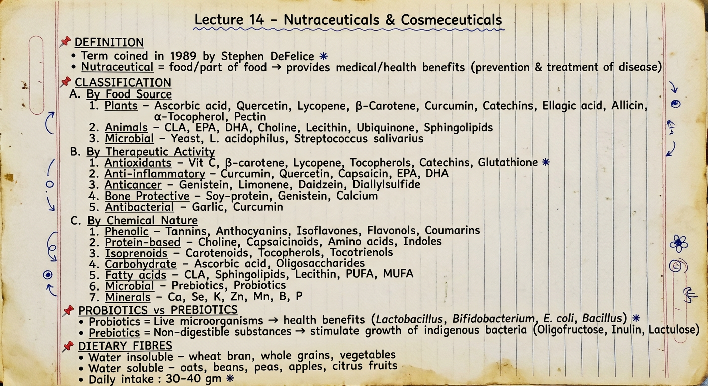Page 1 - Nutraceuticals Classification