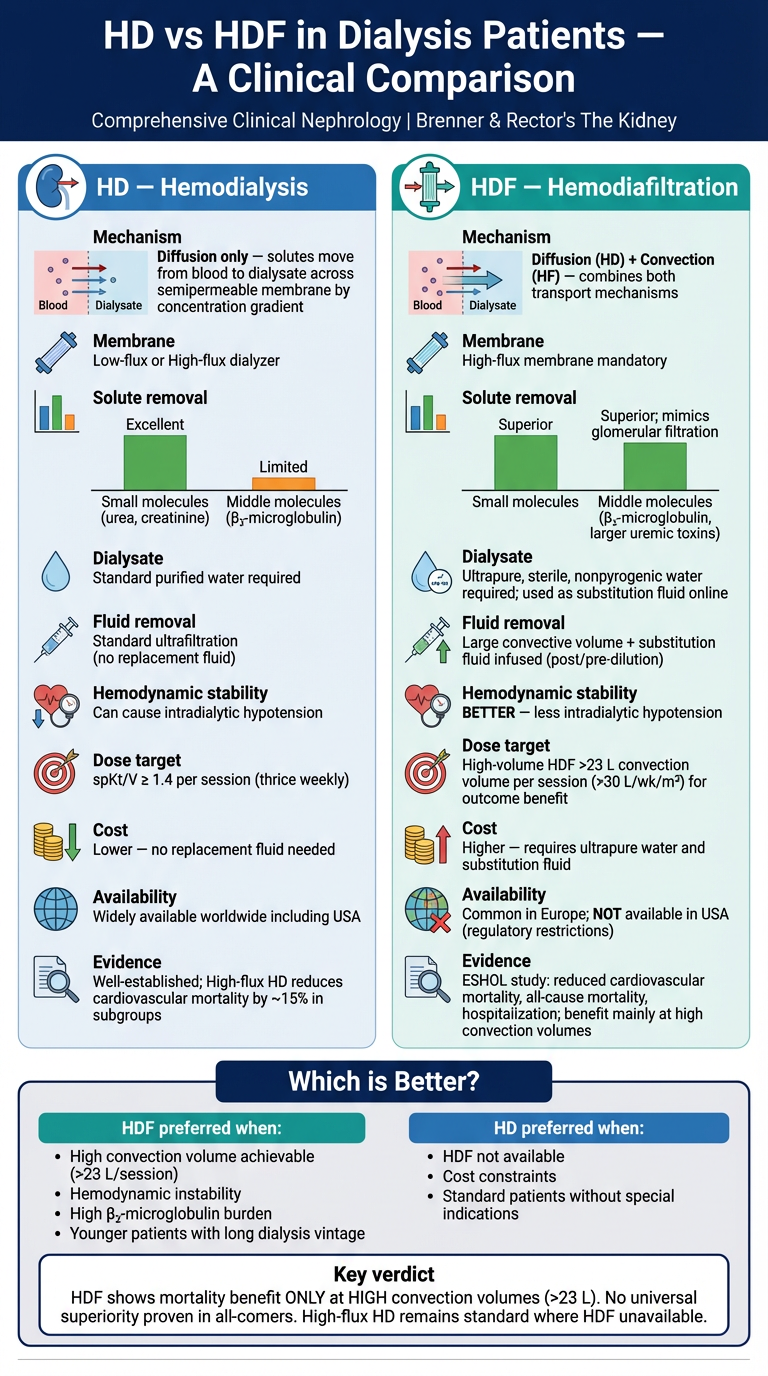 HD vs HDF Comparison Poster