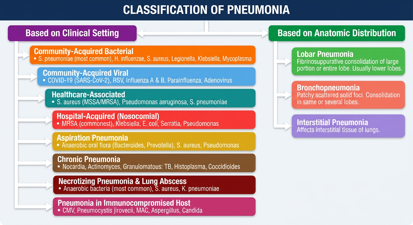 Classification of Pneumonia Flowchart