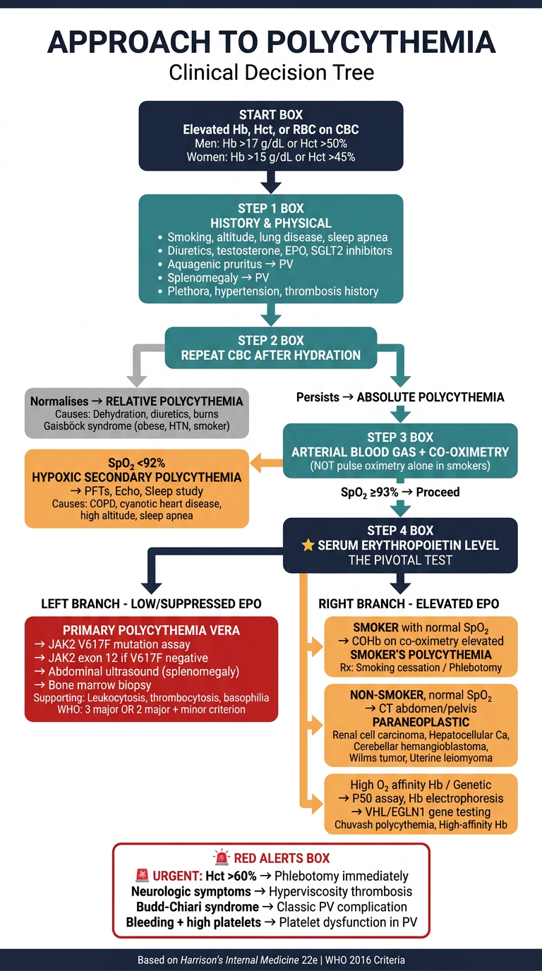 Polycythemia Clinical Decision Tree