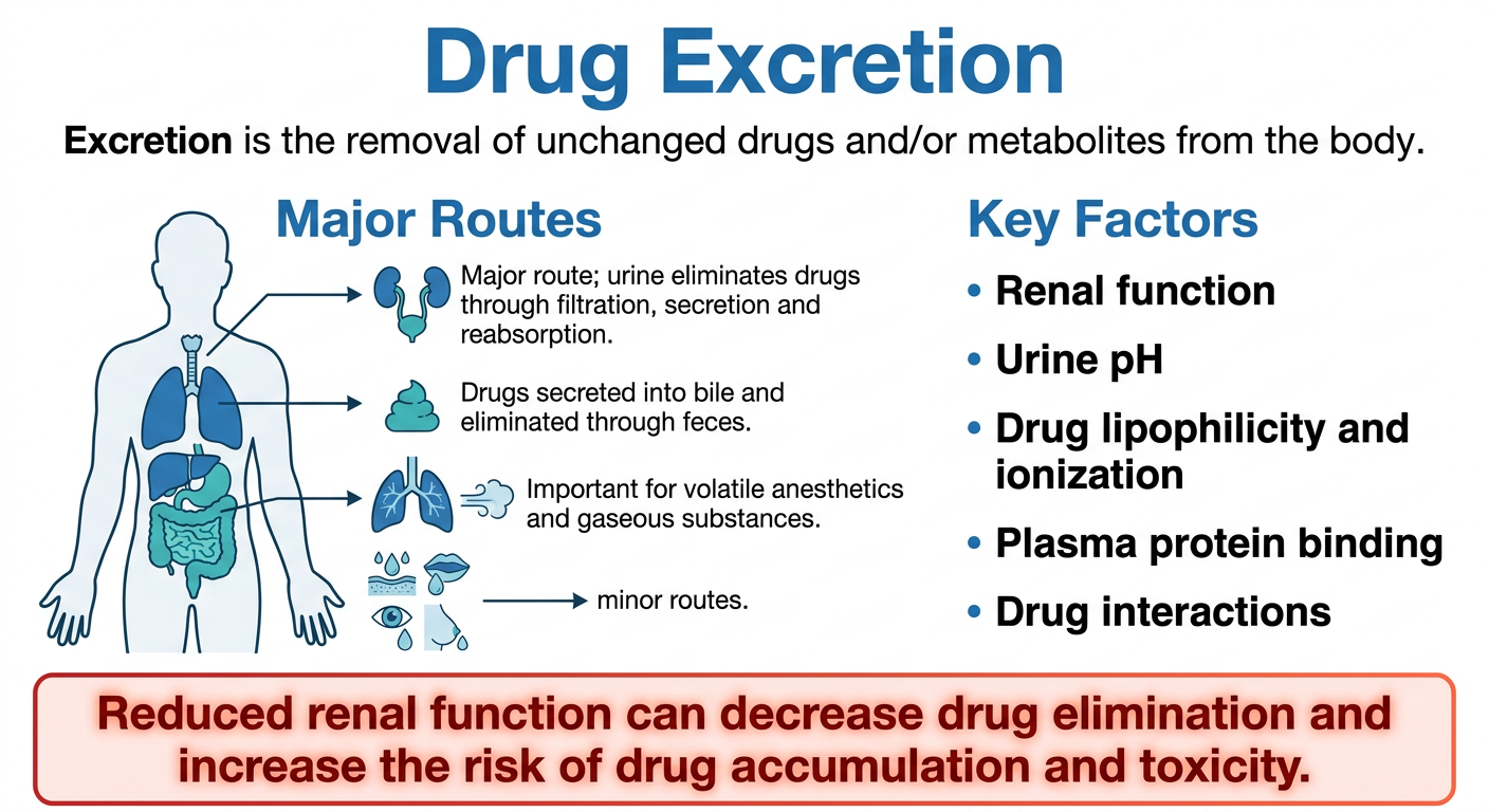 Drug Excretion