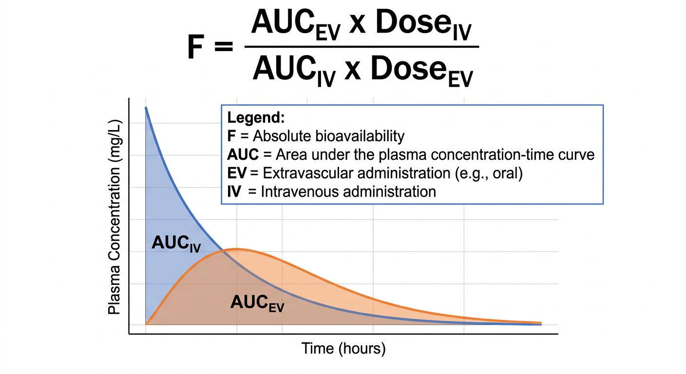 Absolute Bioavailability Formula
