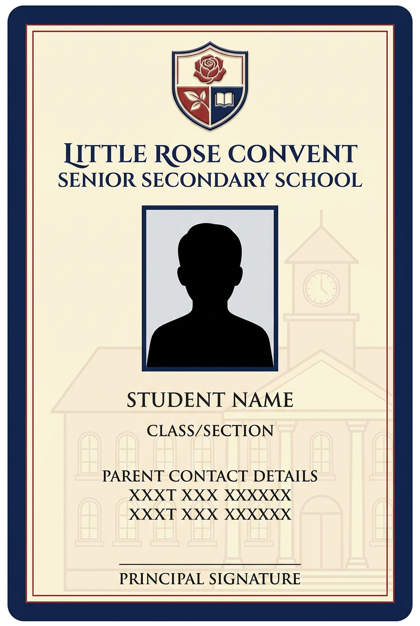 Refined school ID card concept