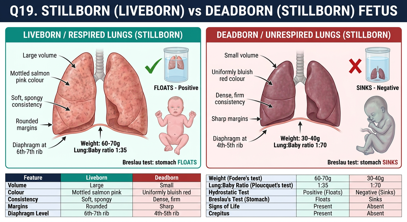 Q19. Stillborn vs Deadborn Fetus