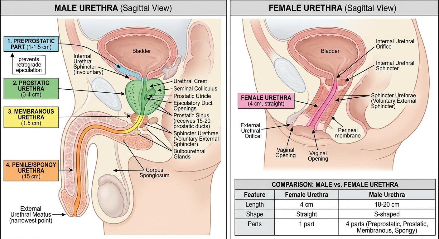 Anatomy of the Urethra
