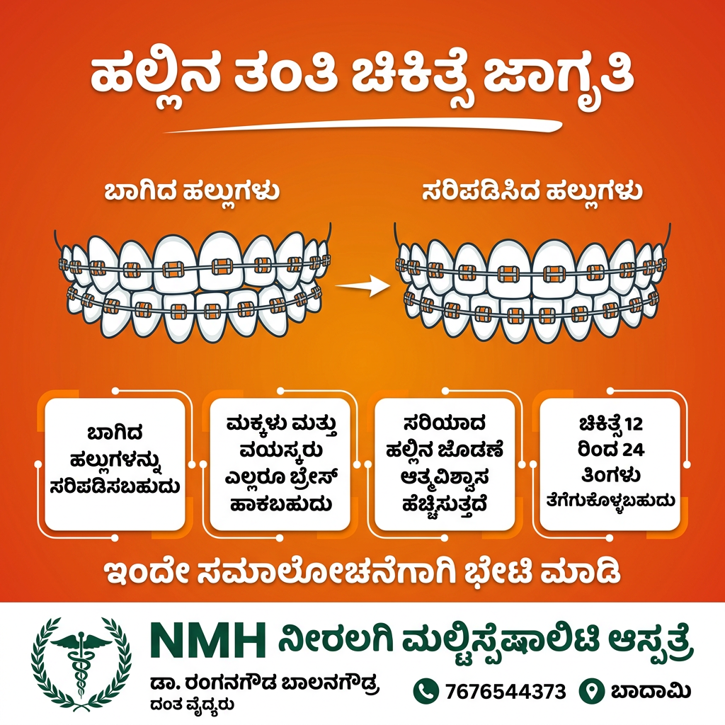 Braces Awareness - NMH Kannada Orange